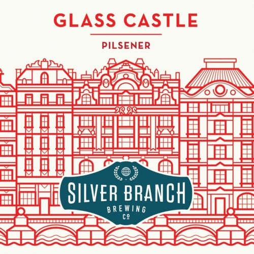 Silver Branch Glass Castle Pilsner