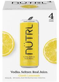 Nutrl Vodka Seltzer Lemon