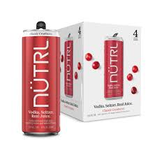 Nutrl Vodka Seltzer Cranberry