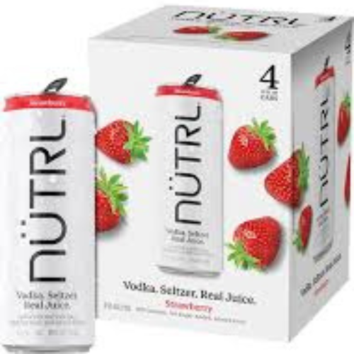 Nutrl Vodka Seltzer Strawberry