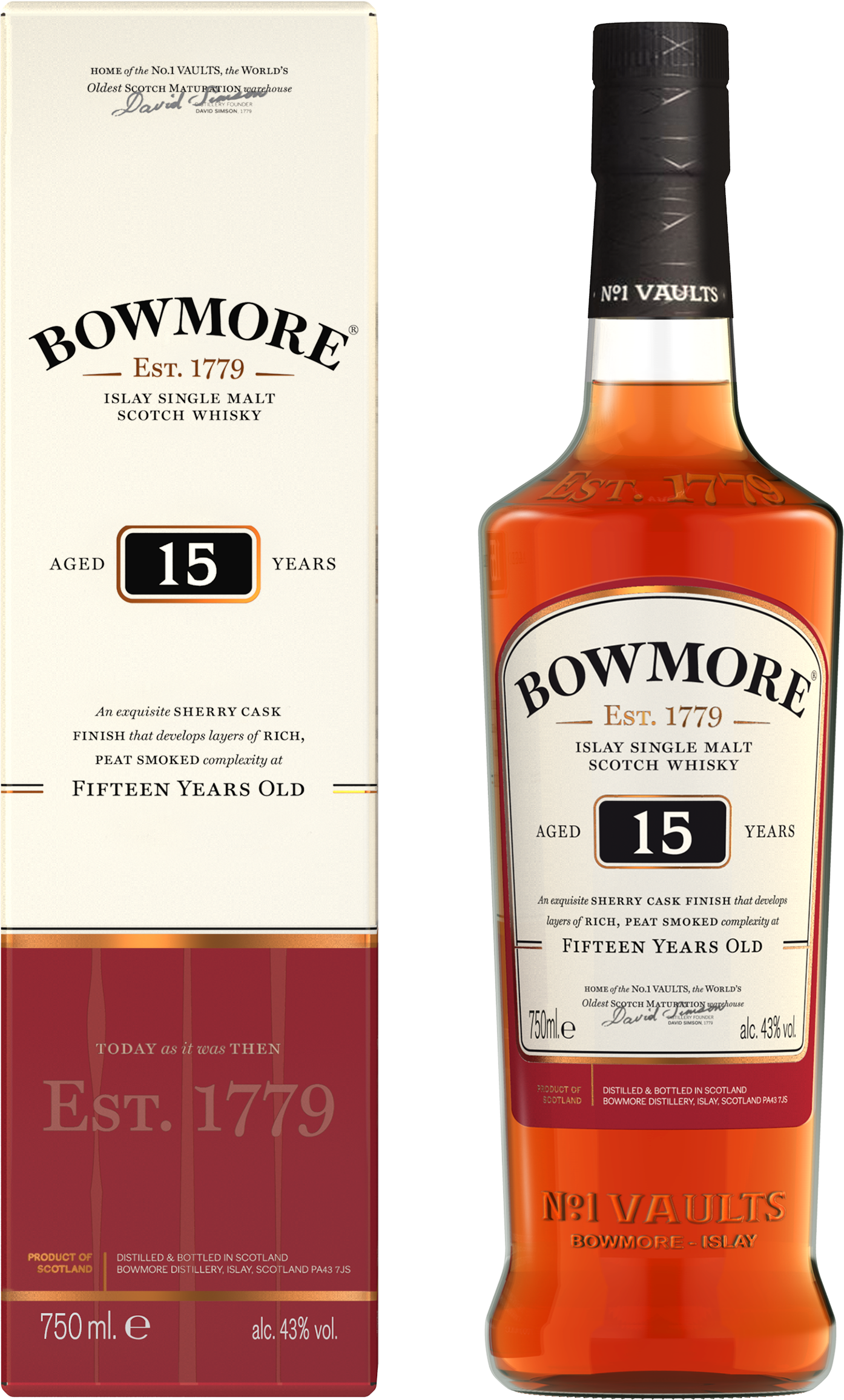 Bowmore 15 Year Old Scotch Whisky