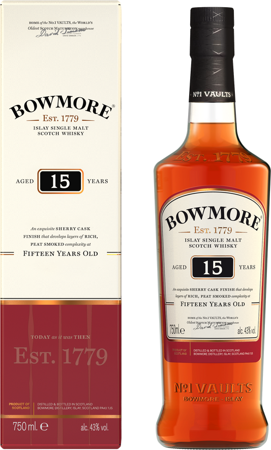 Bowmore 15 Year Old Scotch Whisky