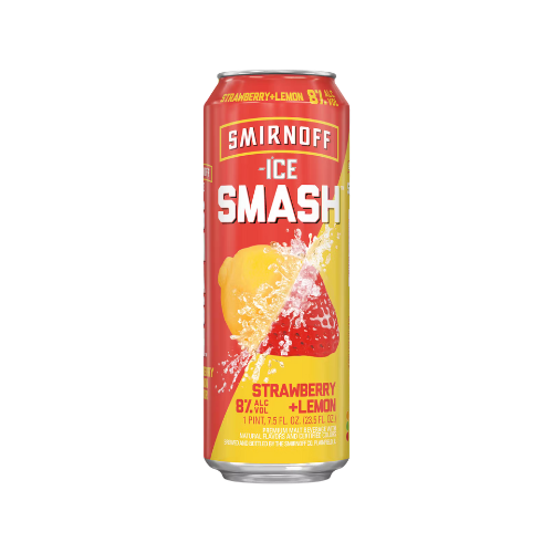 Smirnoff Ice Smash Strawberry + Lemon