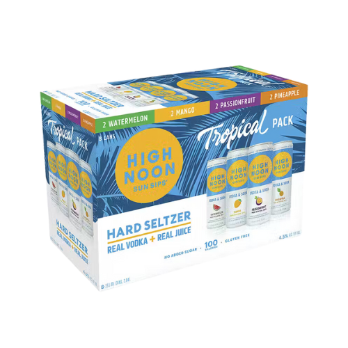 High Noon Vodka Hard Seltzer Limited Edition Tropical Variety Pack