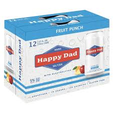 Happy Dad Fruit Punch Hard Seltzer