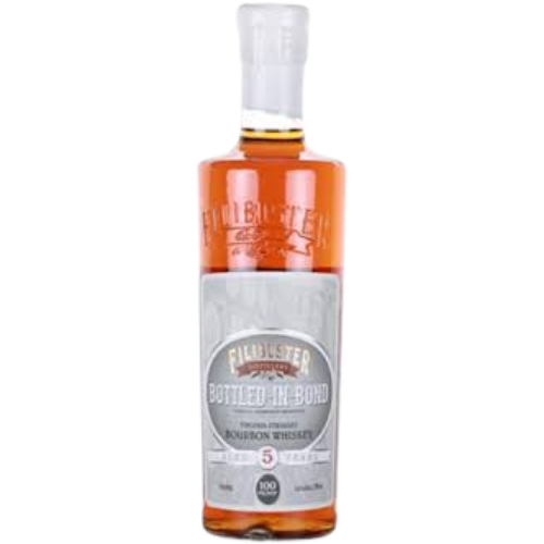 Filibuster Distilling 5 Year Old Bottled In Bond Bourbon Whiskey