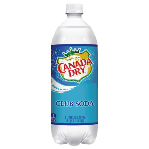 Canada Dry Club Soda Bottle